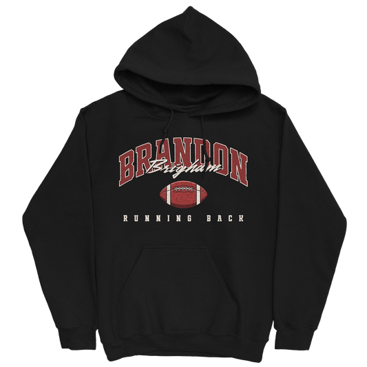 BRANDON BRIGHAM FOOTBALL BLACK HOODIE