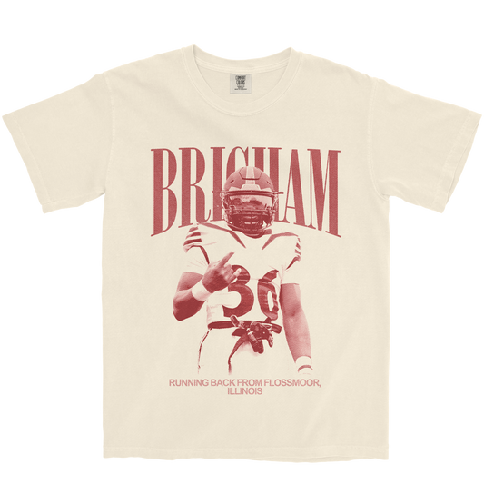 BRANDON BRIGHAM VINTAGE IVORY TEE