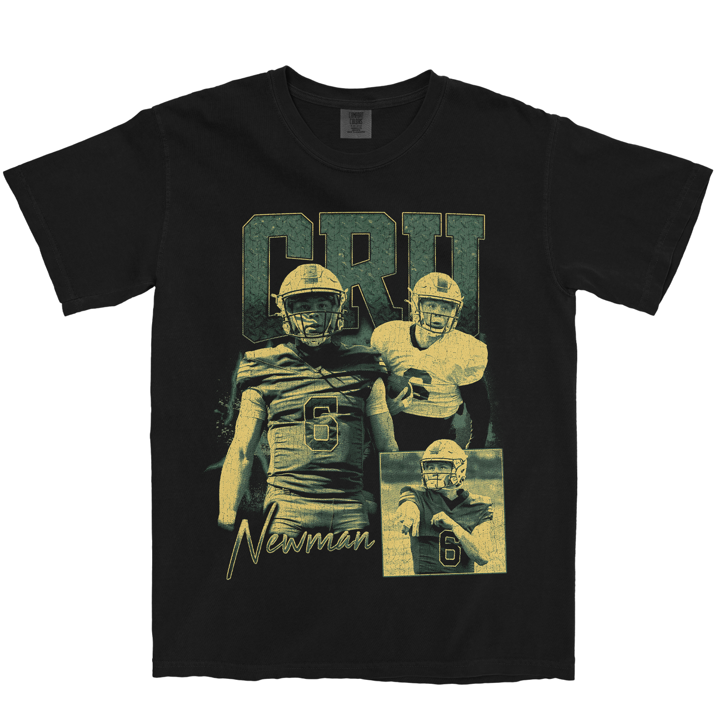 CRU NEWMAN GRAPHIC BLACK TEE