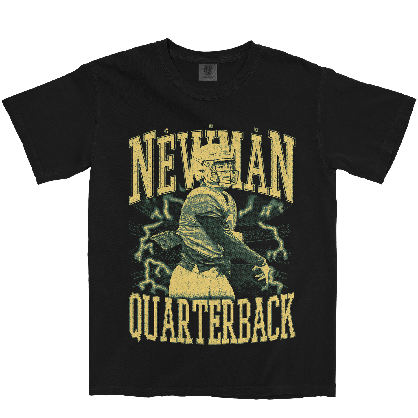 CRU NEWMAN VINTAGE BLACK TEE