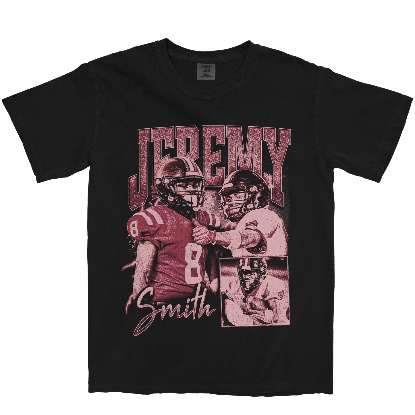 JEREMY SMITH GRAPHIC BLACK TEE