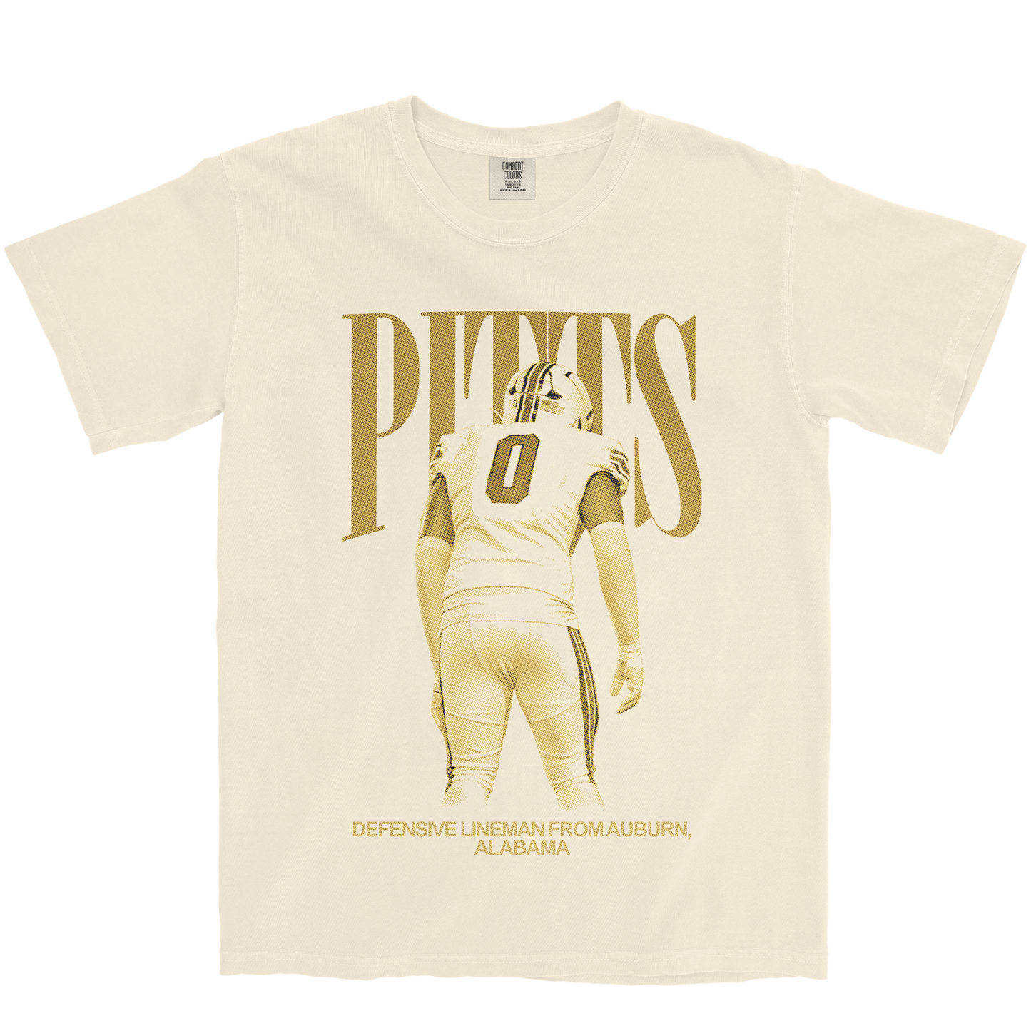 CALEB PITTS VINTAGE IVORY TEE
