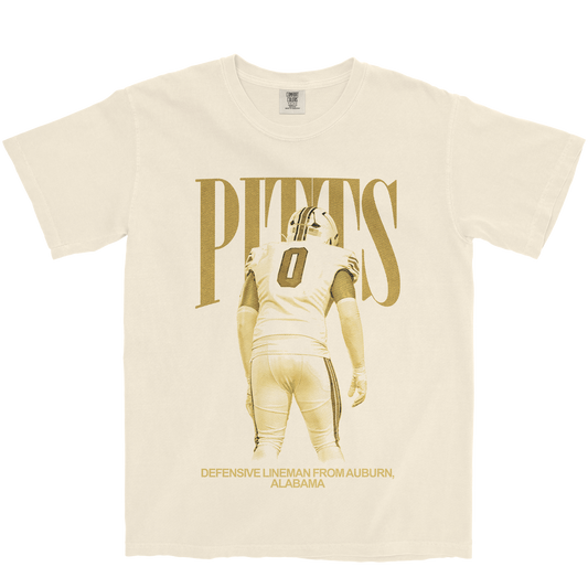 CALEB PITTS VINTAGE IVORY TEE