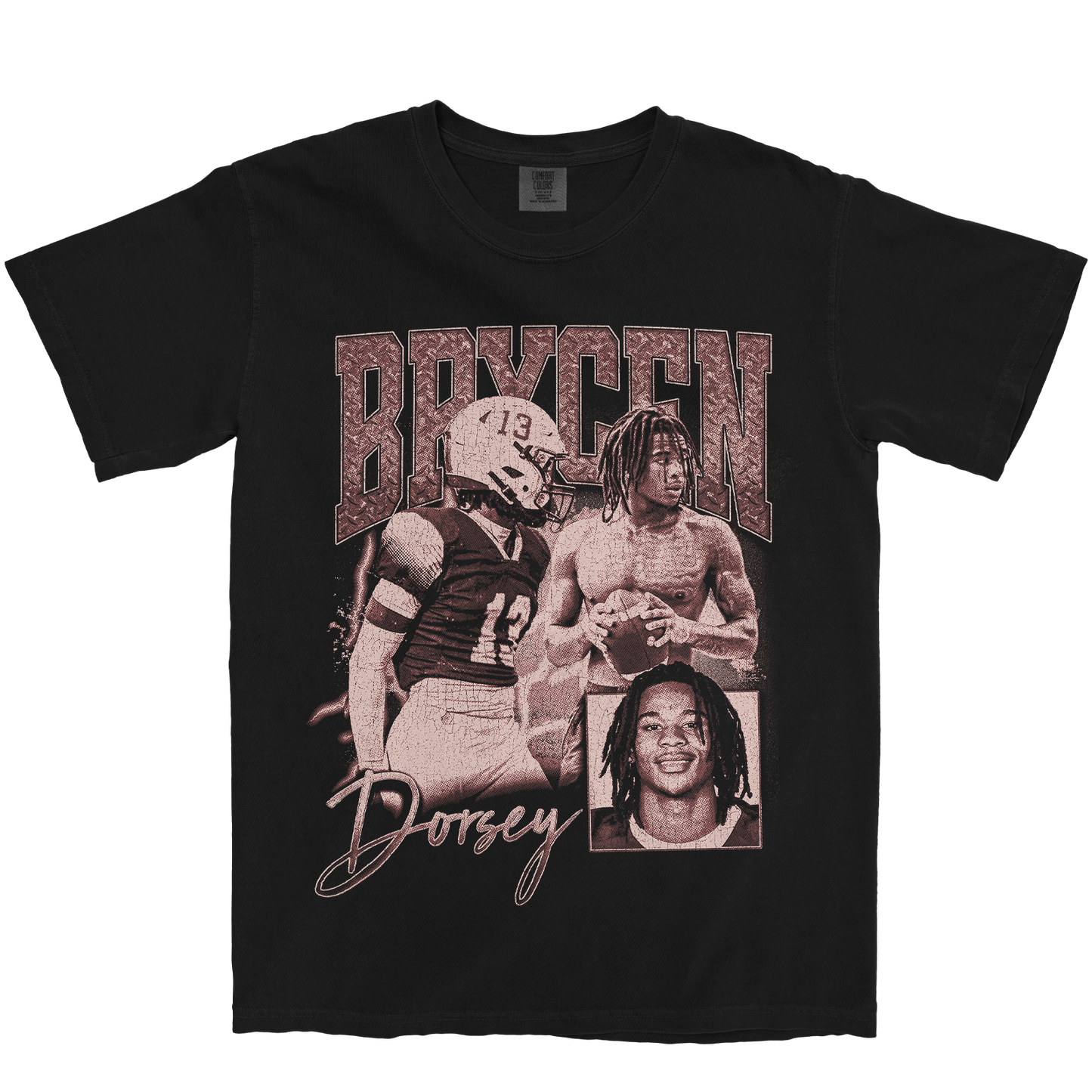 BRYCEN DORSEY GRAPHIC BLACK TEE