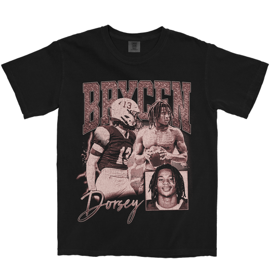 BRYCEN DORSEY GRAPHIC BLACK TEE