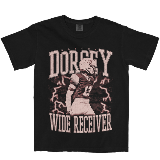 BRYCEN DORSEY VINTAGE BLACK TEE