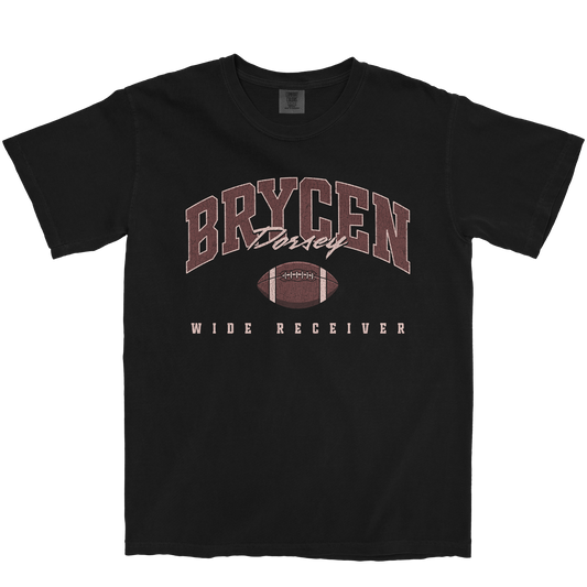BRYCEN DORSEY FOOTBALL BLACK TEE