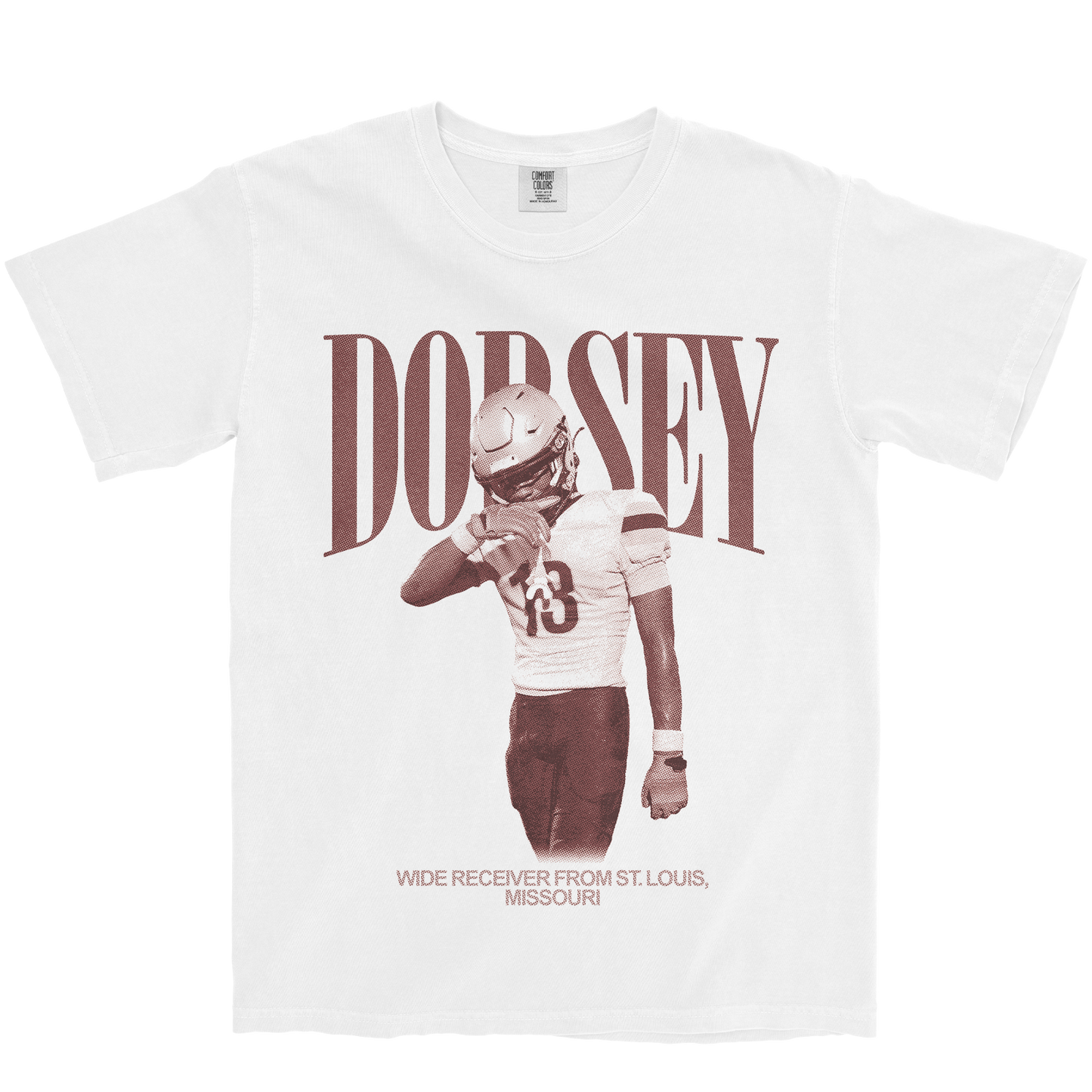 BRYCEN DORSEY VINTAGE WHITE TEE