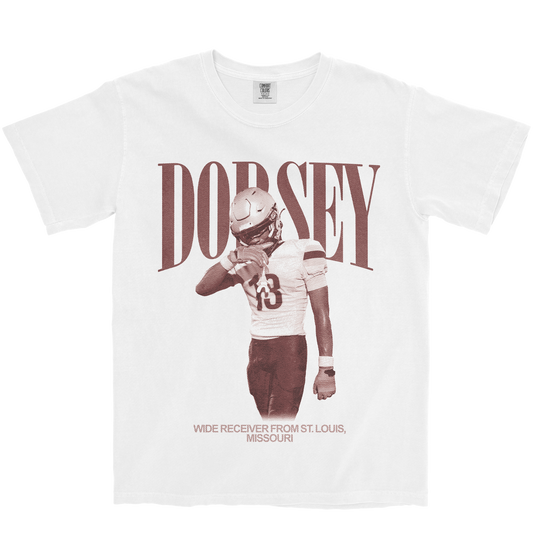 BRYCEN DORSEY VINTAGE WHITE TEE