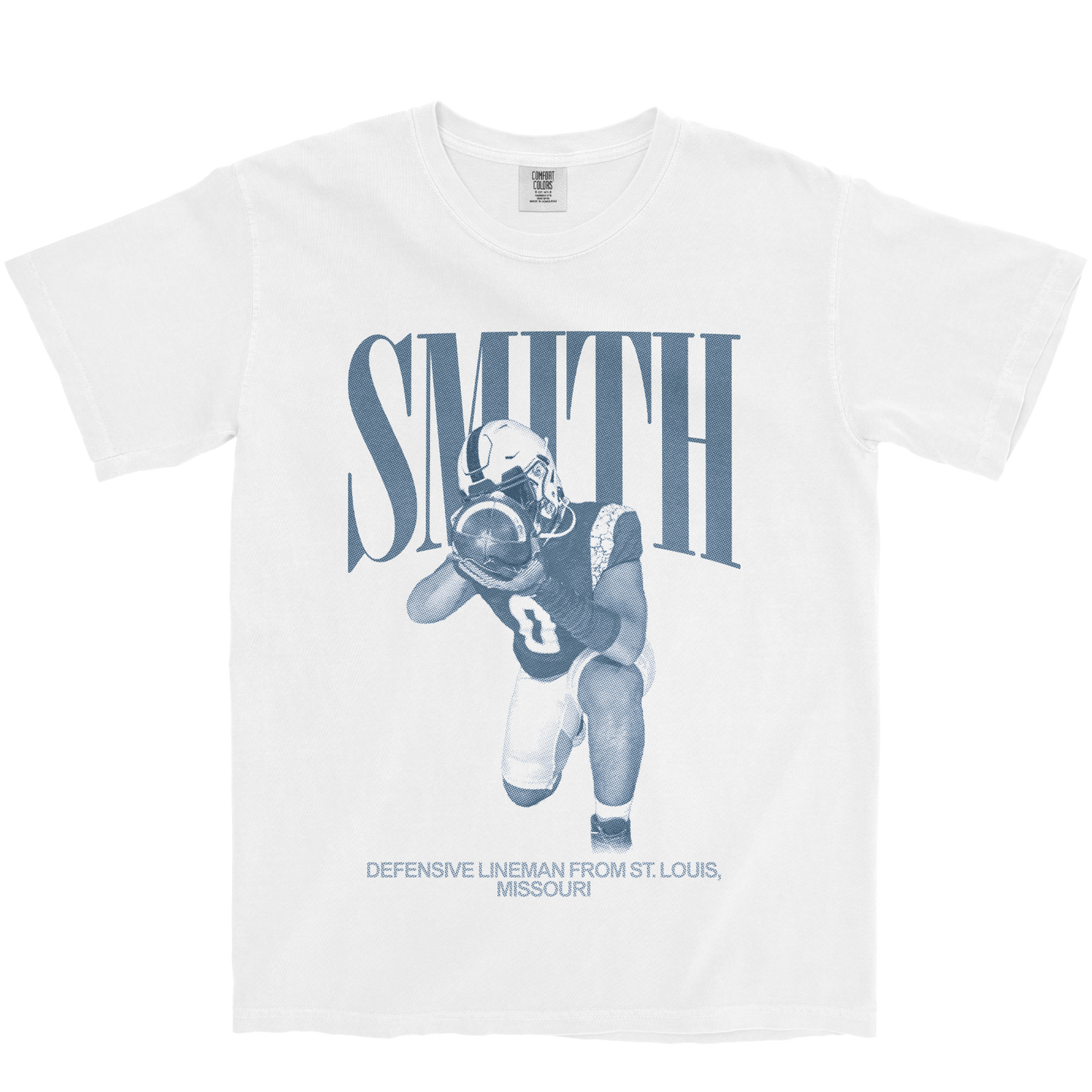 ISAIAH SMITH VINTAGE WHITE TEE