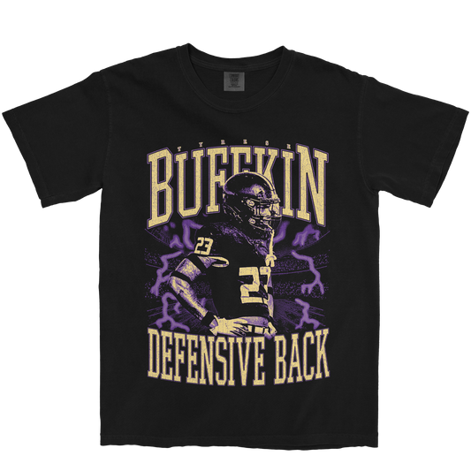 TYRESE BUFFKIN VINTAGE BLACK TEE