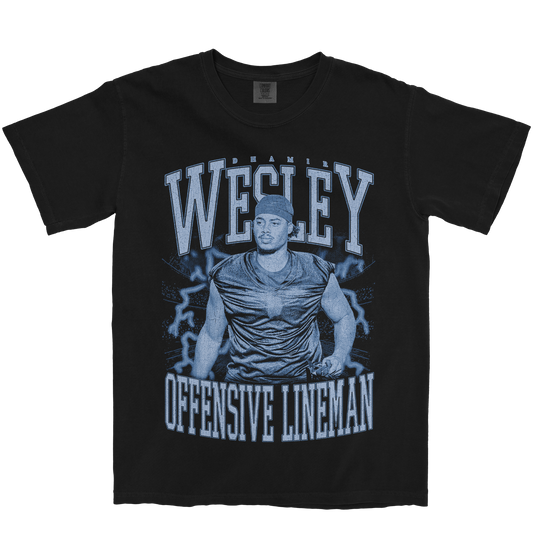 DHAMIR WESLEY VINTAGE BLACK TEE