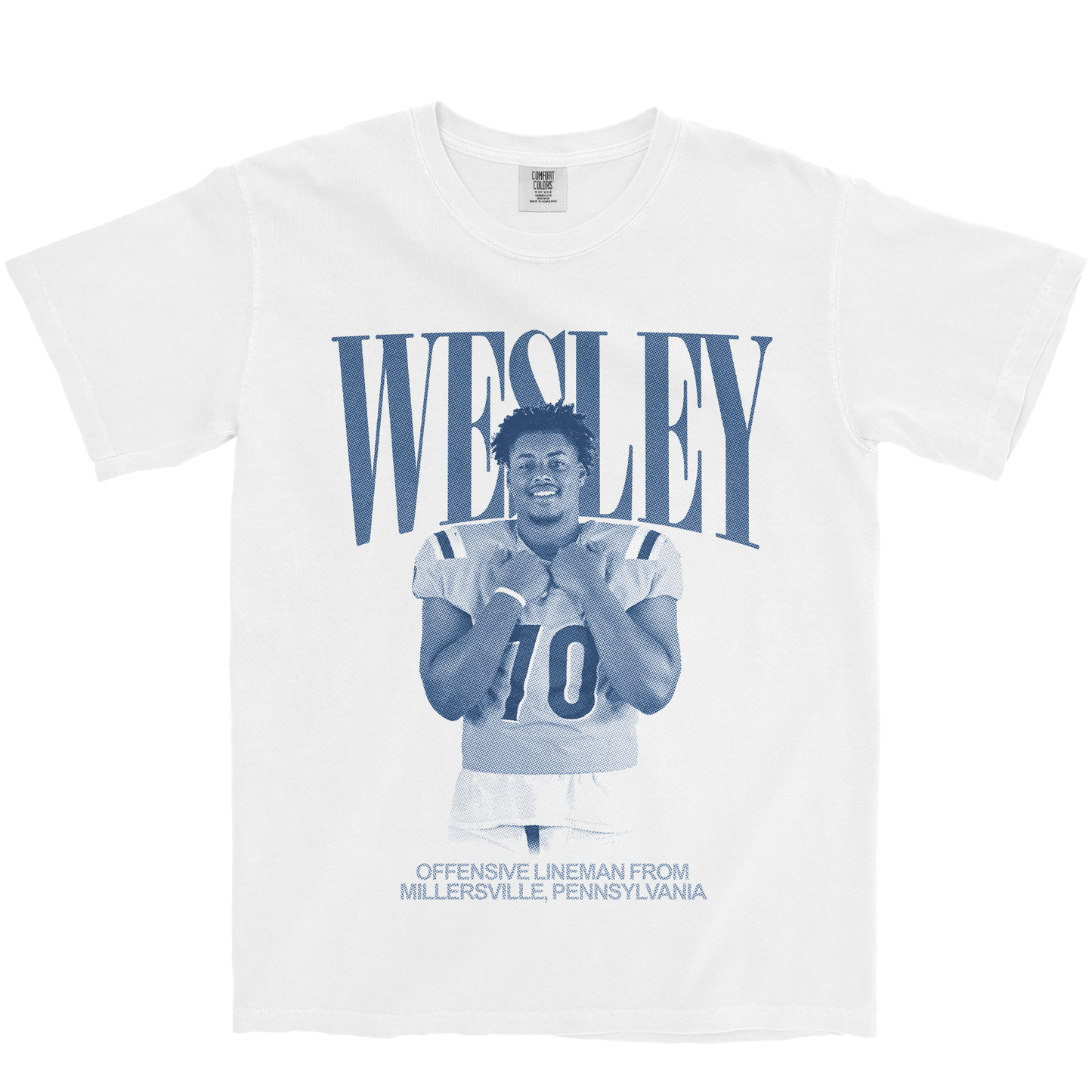 DHAMIR WESLEY VINTAGE WHITE TEE