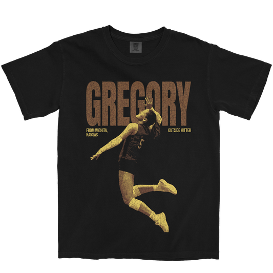 JILLIAN GREGORY VINTAGE BLACK TEE