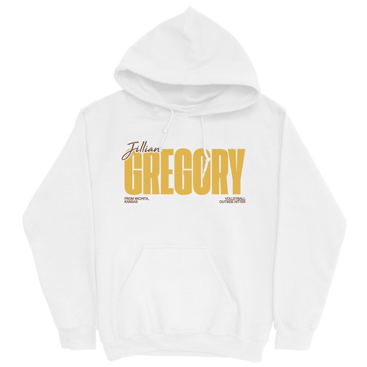 JILLIAN GREGORY CLASSIC WHITE HOODIE