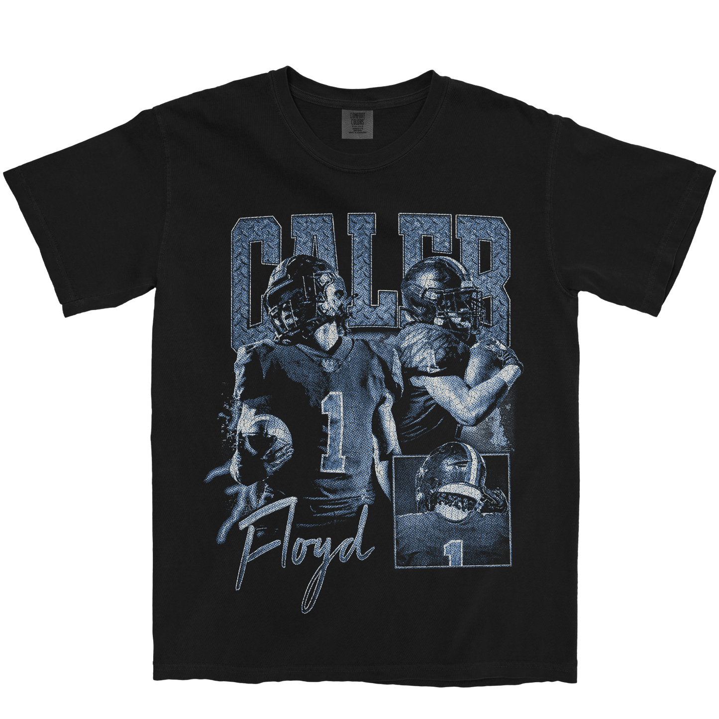 CALEB FLOYD GRAPHIC BLACK TEE