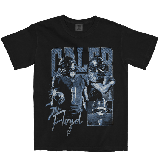 CALEB FLOYD GRAPHIC BLACK TEE