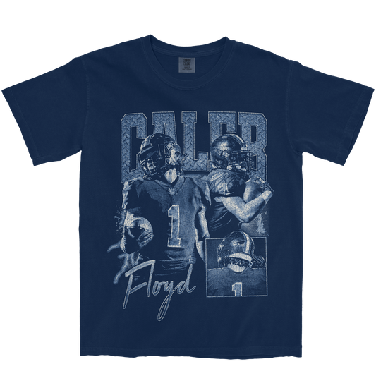 CALEB FLOYD GRAPHIC NAVY TEE