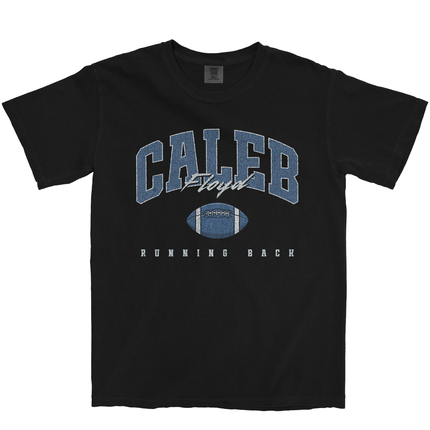 CALEB FLOYD FOOTBALL BLACK TEE