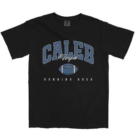 CALEB FLOYD FOOTBALL BLACK TEE