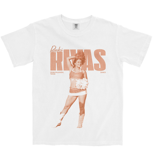 RUBI RIVAS VINTAGE WHITE TEE