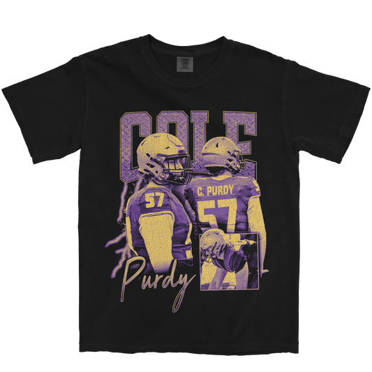 COLE PURDY GRAPHIC BLACK TEE