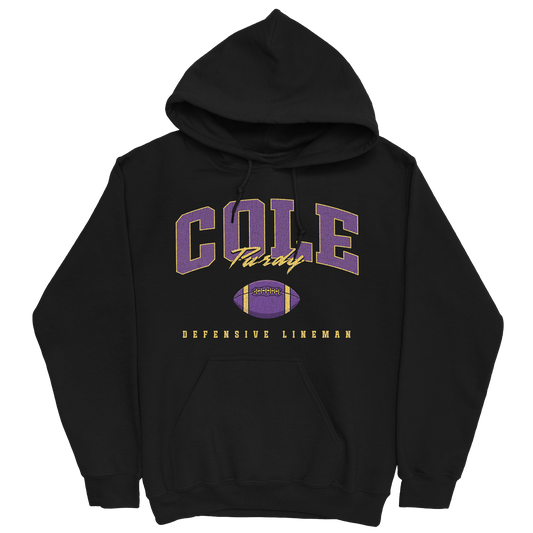 COLE PURDY FOOTBALL BLACK HOODIE