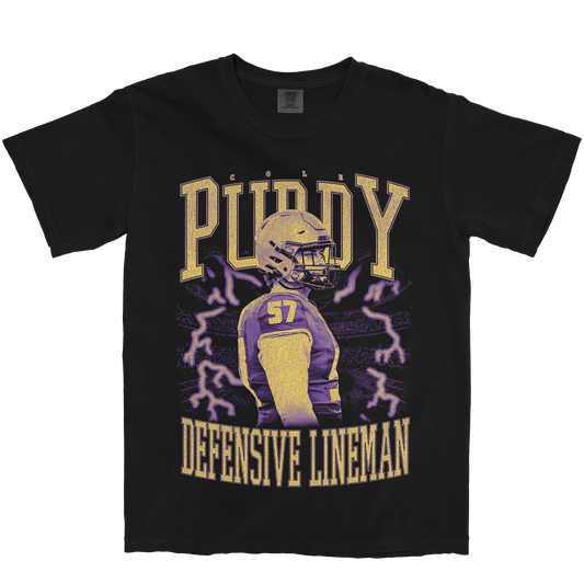 COLE PURDY VINTAGE BLACK TEE