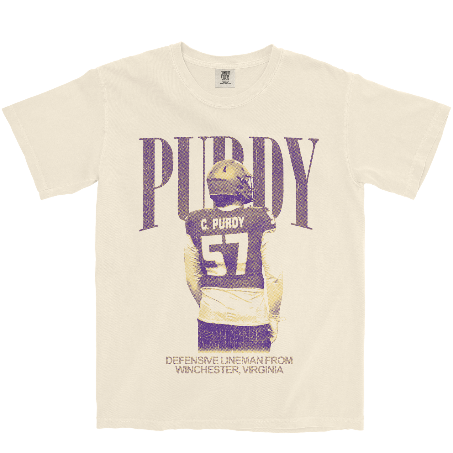 COLE PURDY VINTAGE IVORY TEE