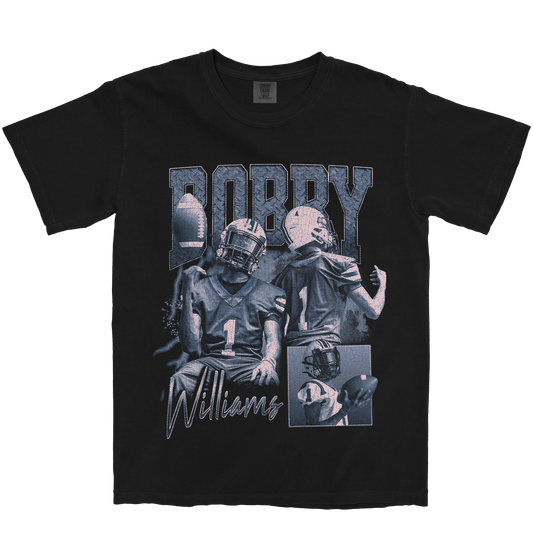 BOBBY WILLIAMS GRAPHIC BLACK TEE