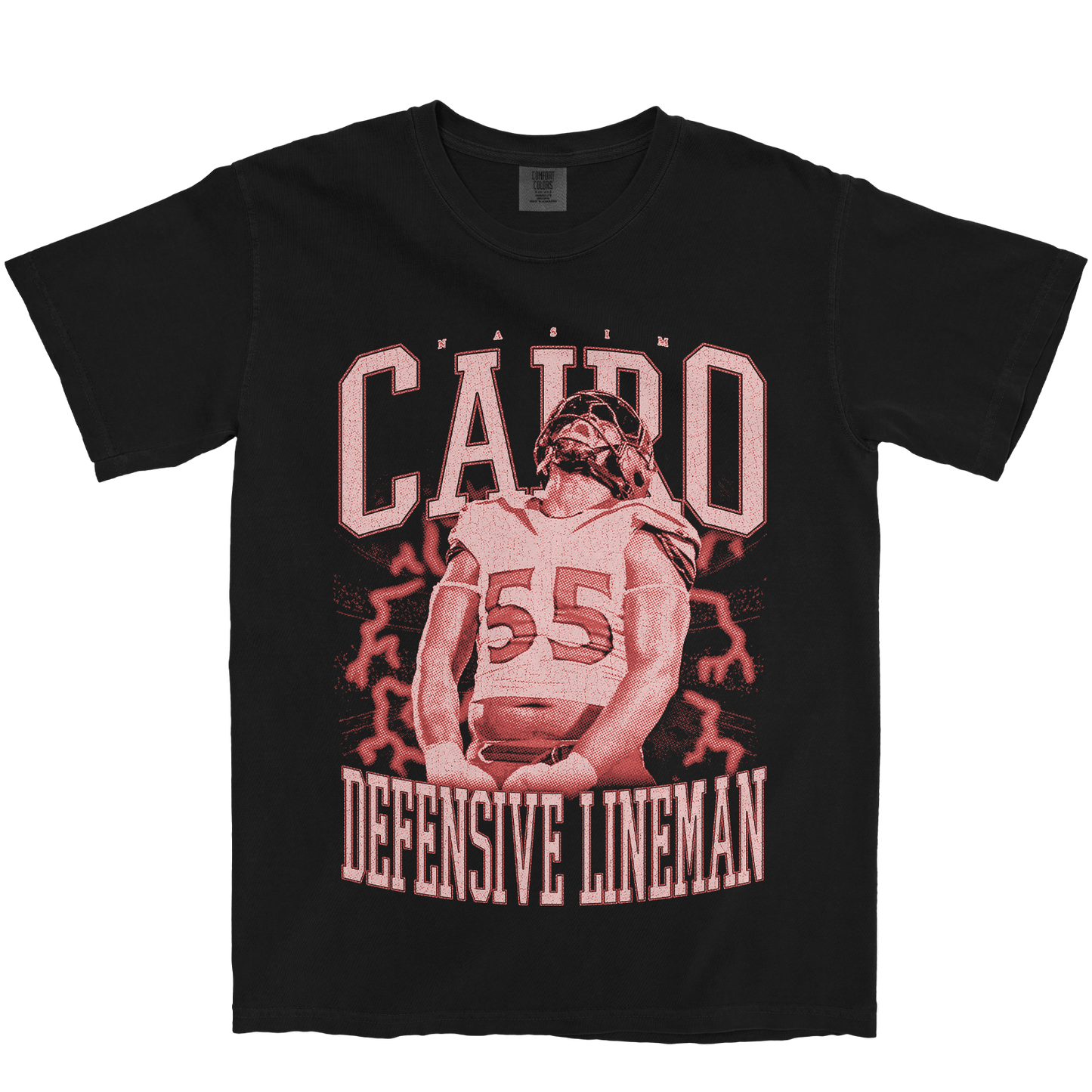 NASIM CAIRO VINTAGE BLACK TEE
