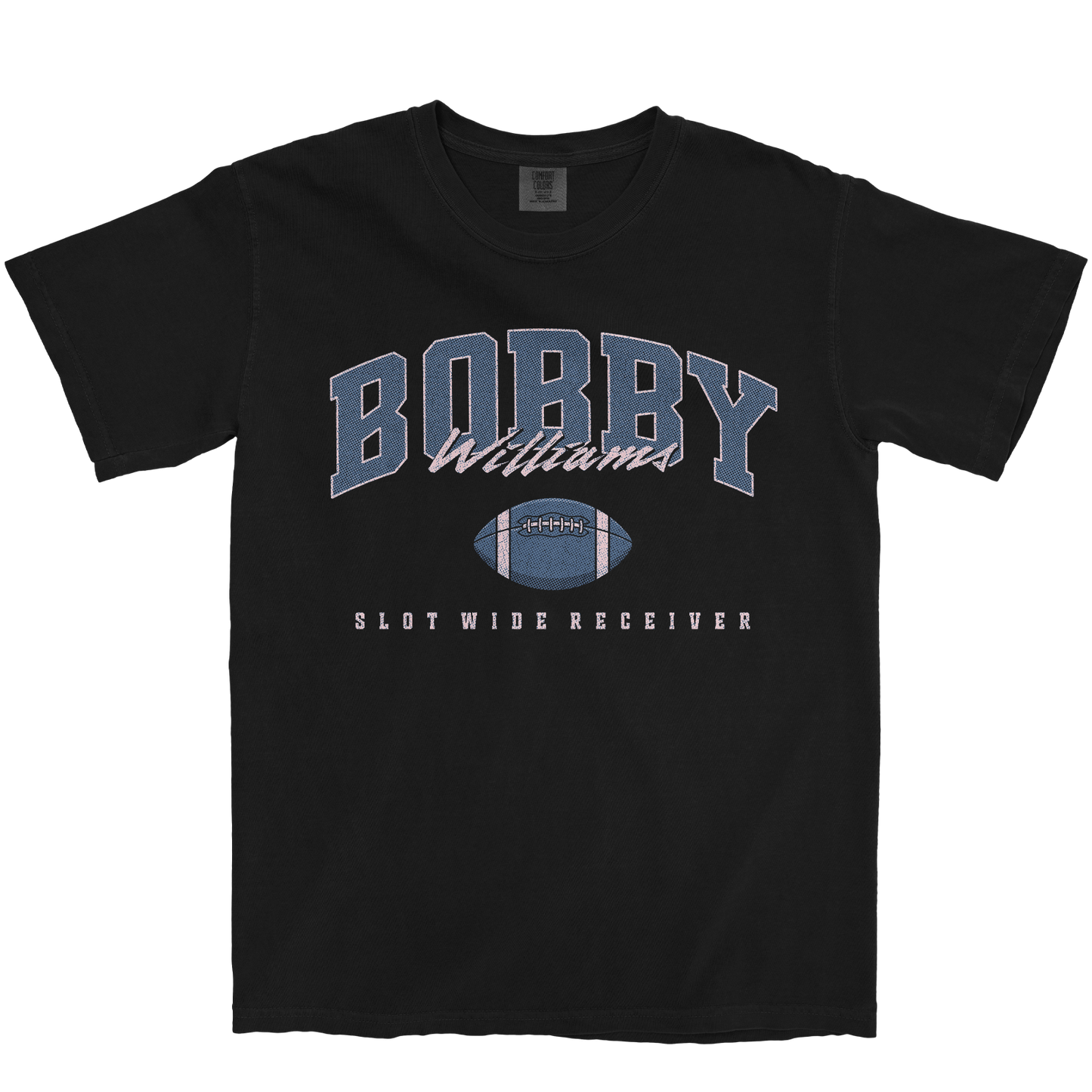 BOBBY WILLIAMS FOOTBALL BLACK TEE