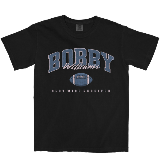 BOBBY WILLIAMS FOOTBALL BLACK TEE