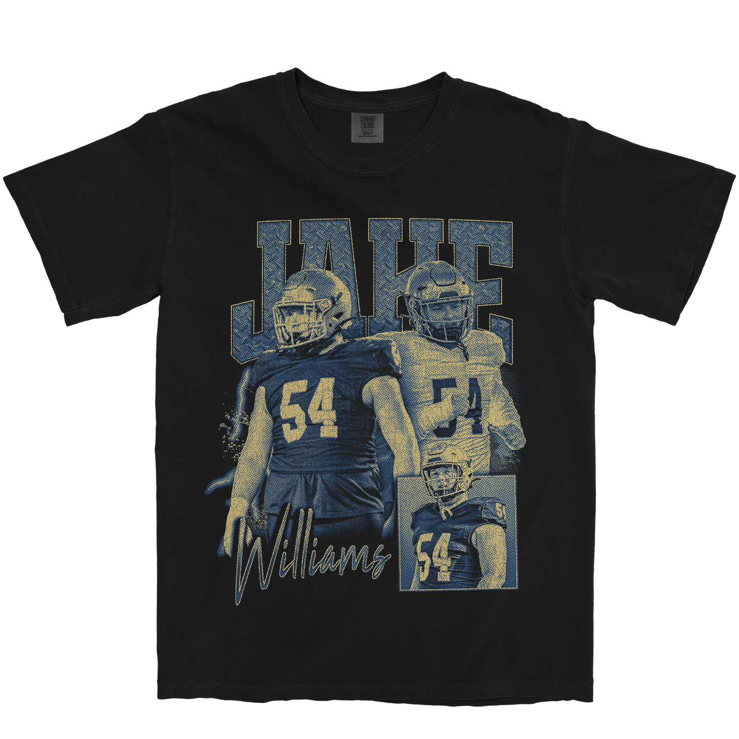 JAKE WILLIAMS GRAPHIC BLACK TEE