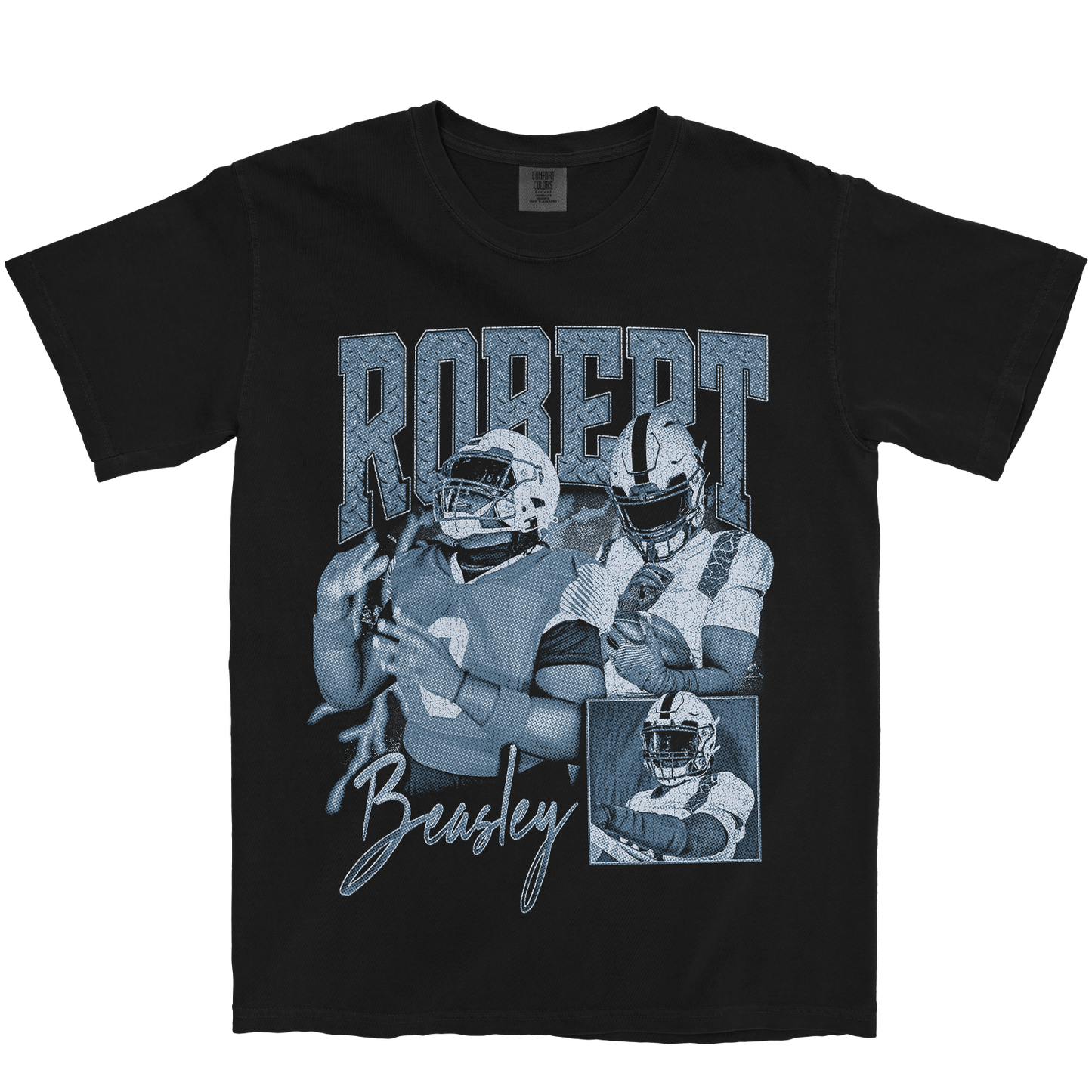 ROBERT BEASLEY GRAPHIC BLACK TEE