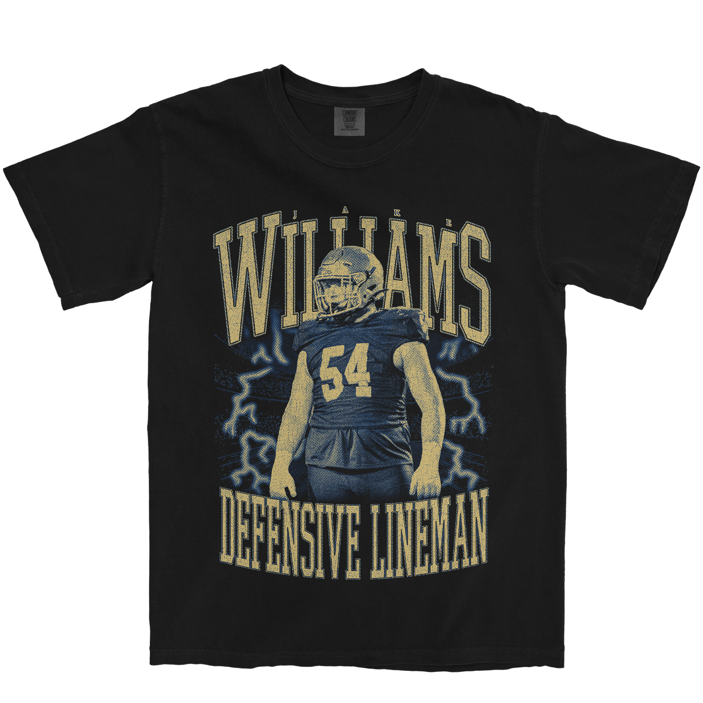 JAKE WILLIAMS VINTAGE BLACK TEE