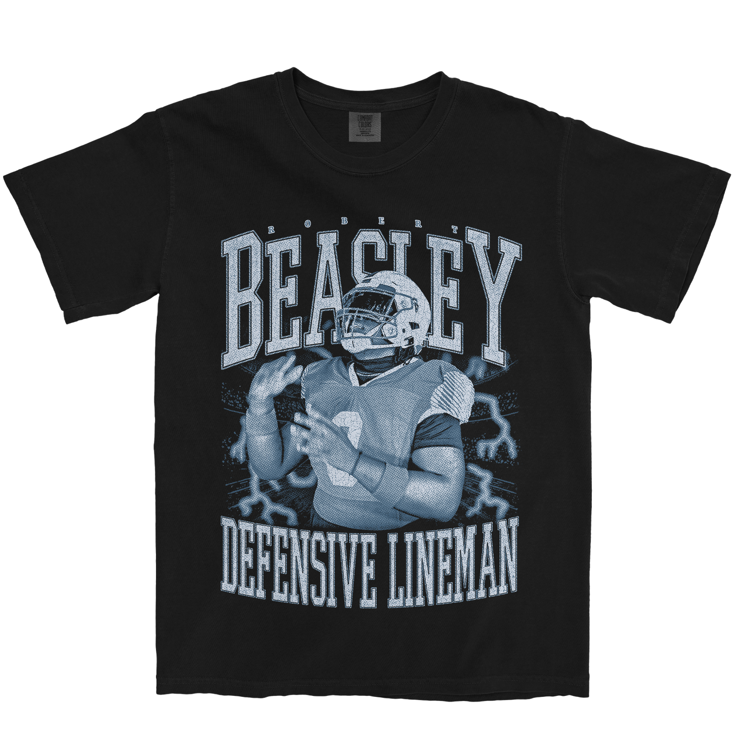 ROBERT BEASLEY VINTAGE BLACK TEE