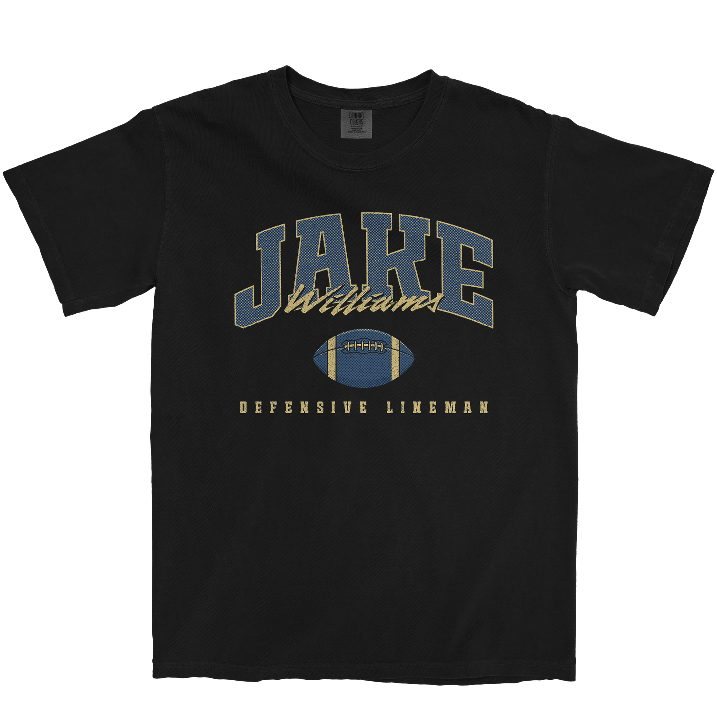 JAKE WILLIAMS FOOTBALL BLACK TEE
