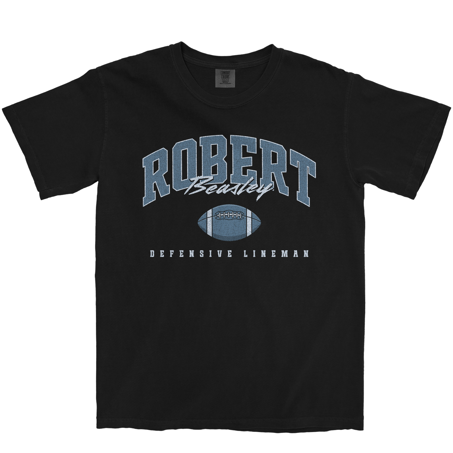 ROBERT BEASLEY FOOTBALL BLACK TEE