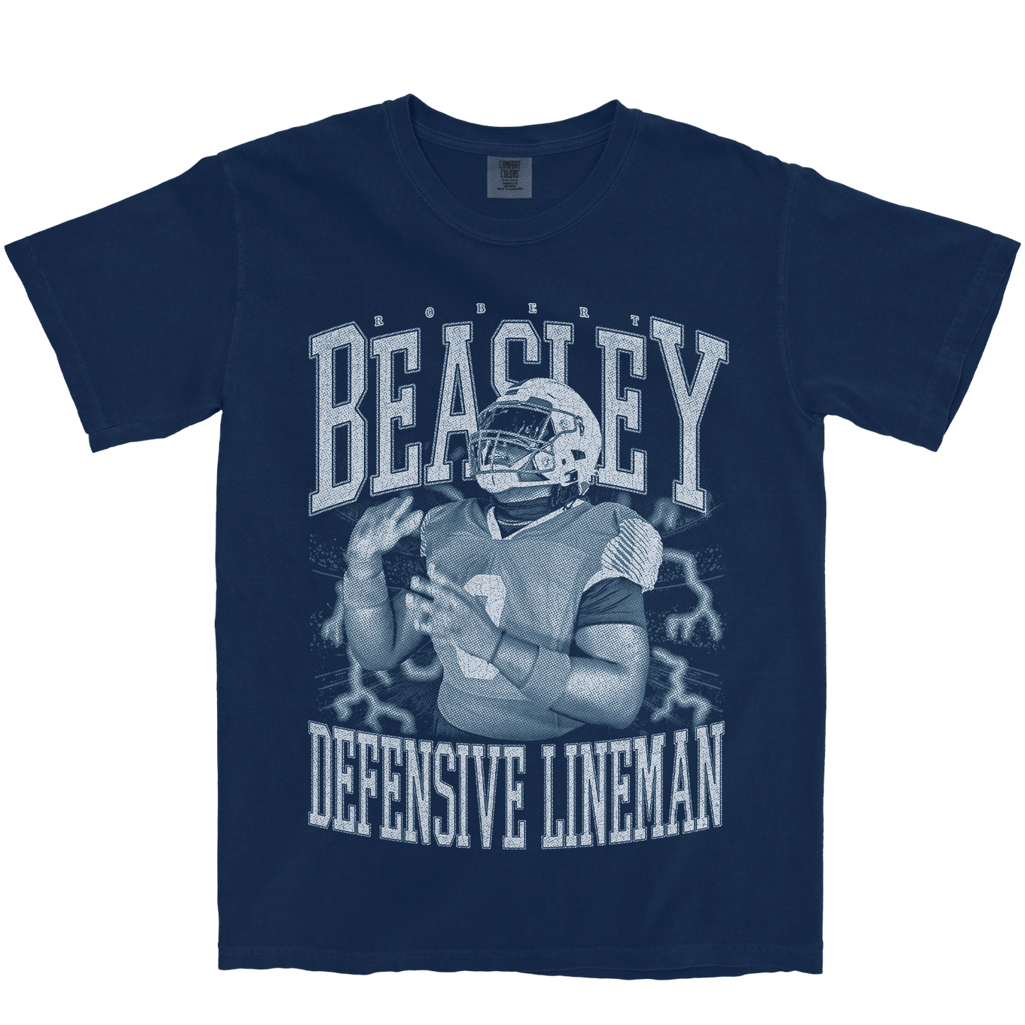 ROBERT BEASLEY VINTAGE NAVY TEE