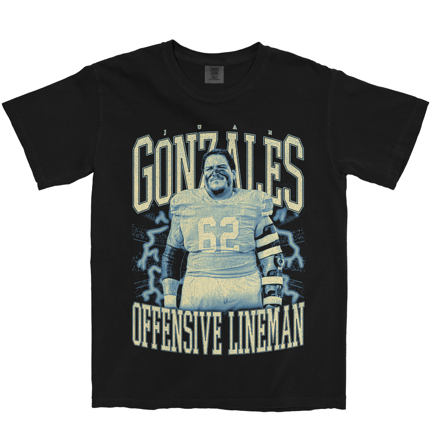 JUAN GONZALES VINTAGE BLACK TEE