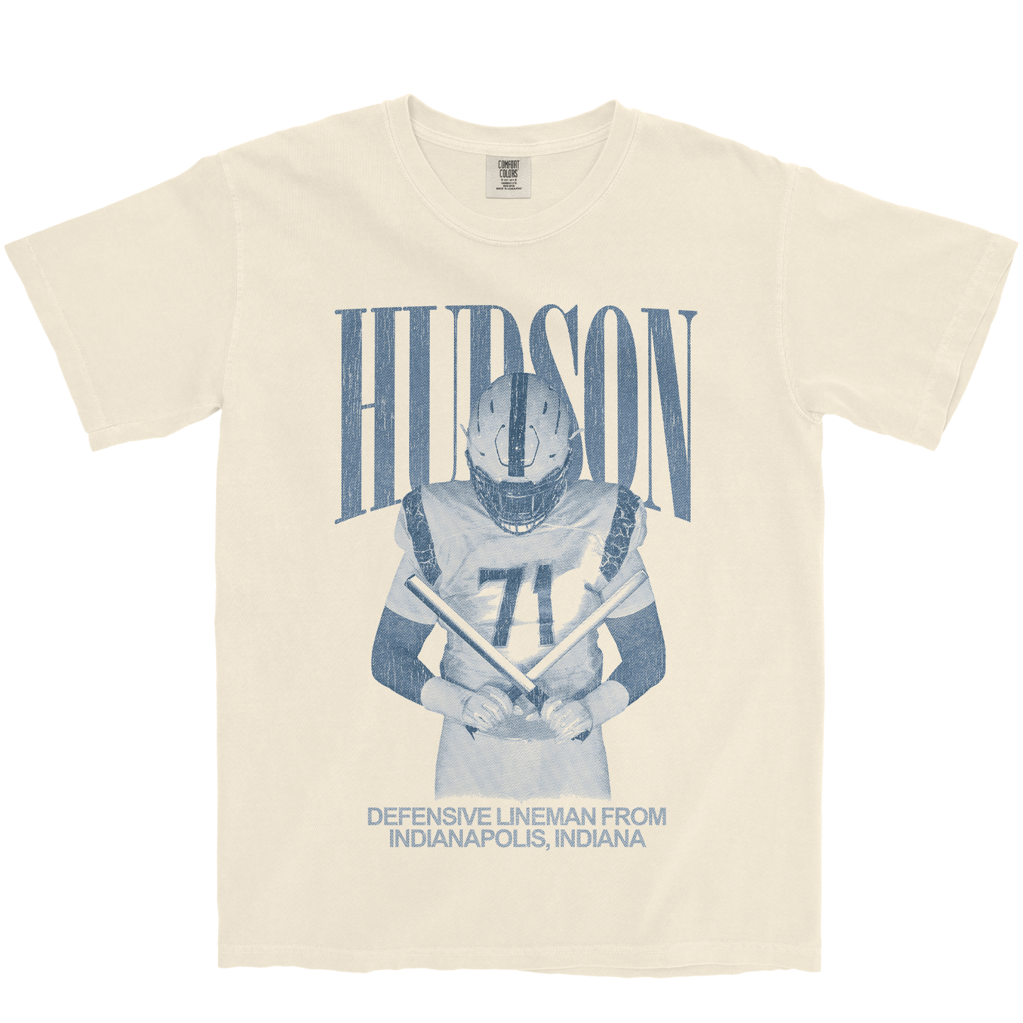 ZESHAUN HUDSON VINTAGE IVORY TEE