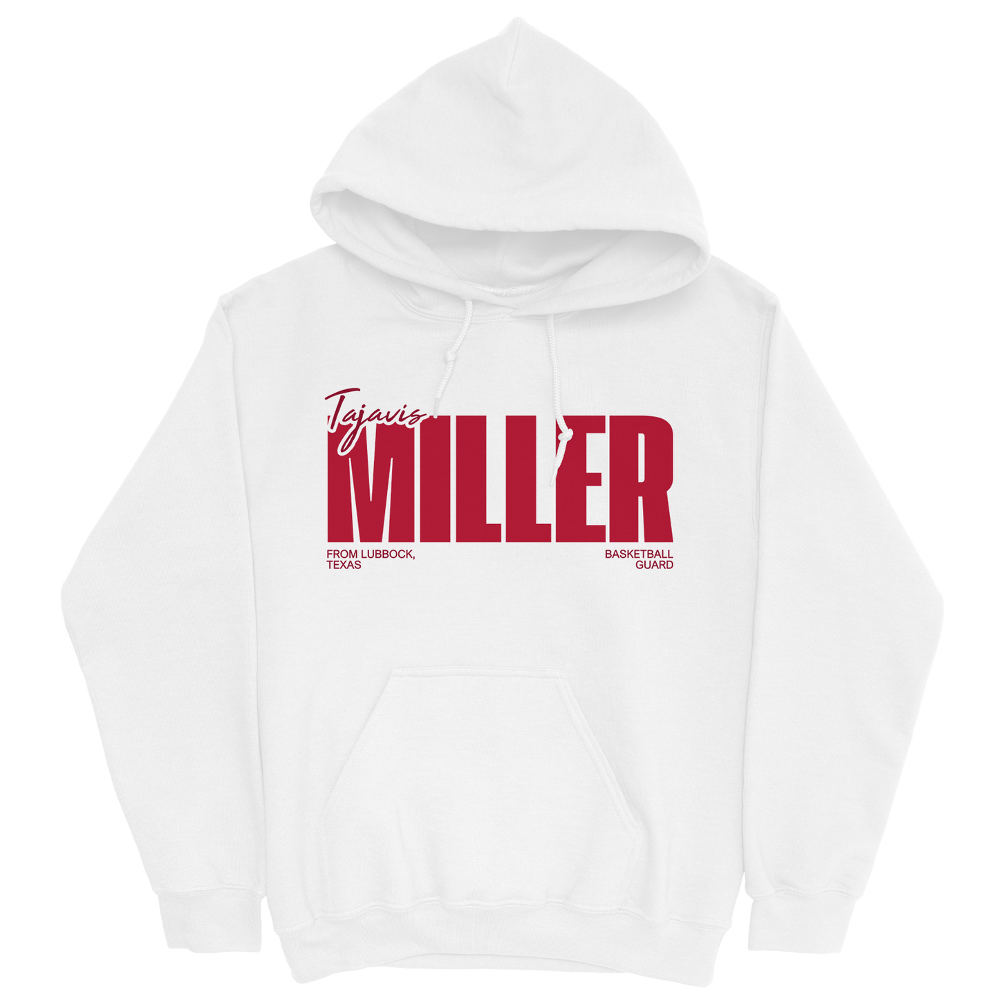 TAJAVIS MILLER CLASSIC WHITE HOODIE