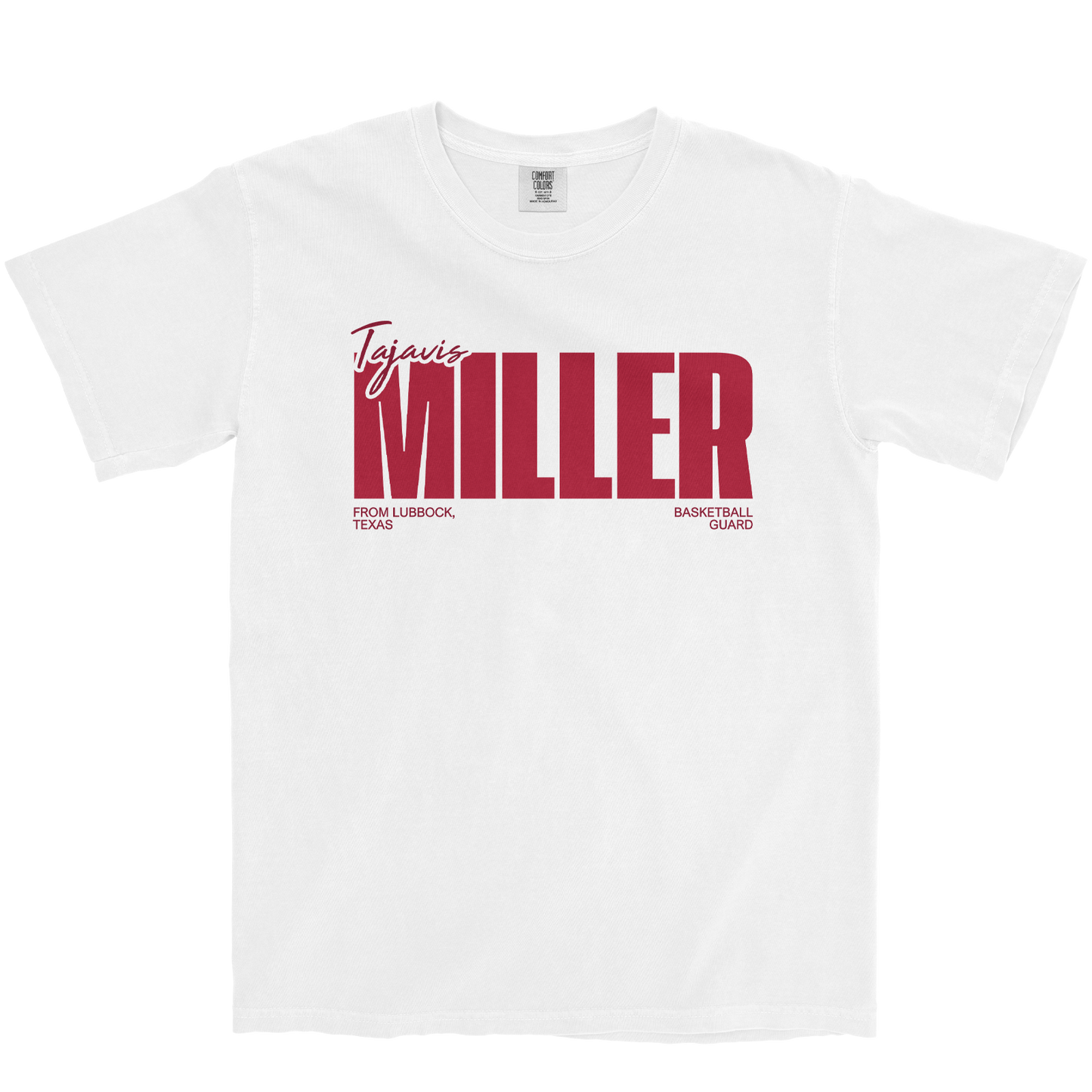 TAJAVIS MILLER CLASSIC WHITE TEE
