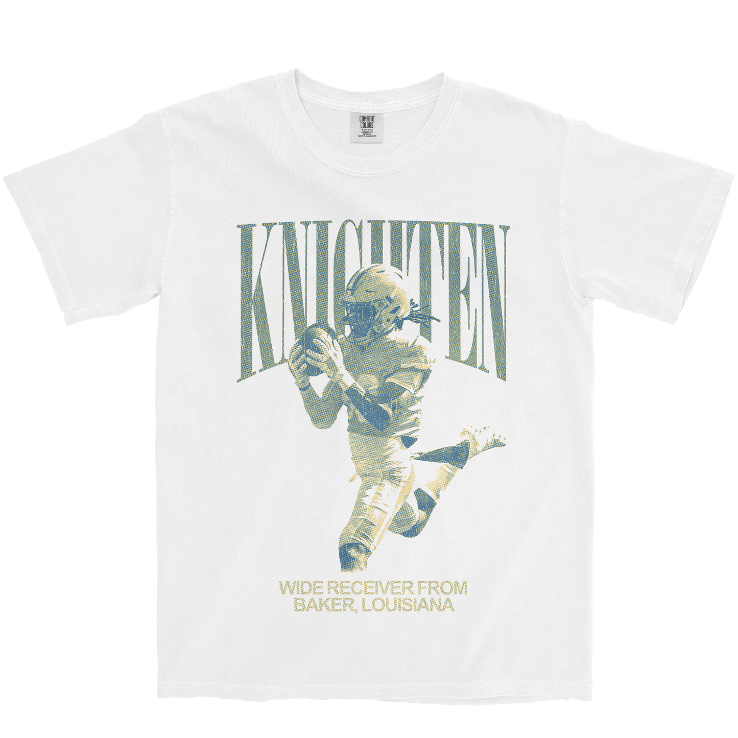 DAMIEN KNIGHTEN VINTAGE WHITE TEE