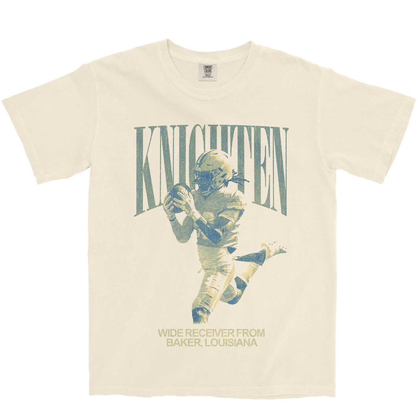 DAMIEN KNIGHTEN VINTAGE IVORY TEE