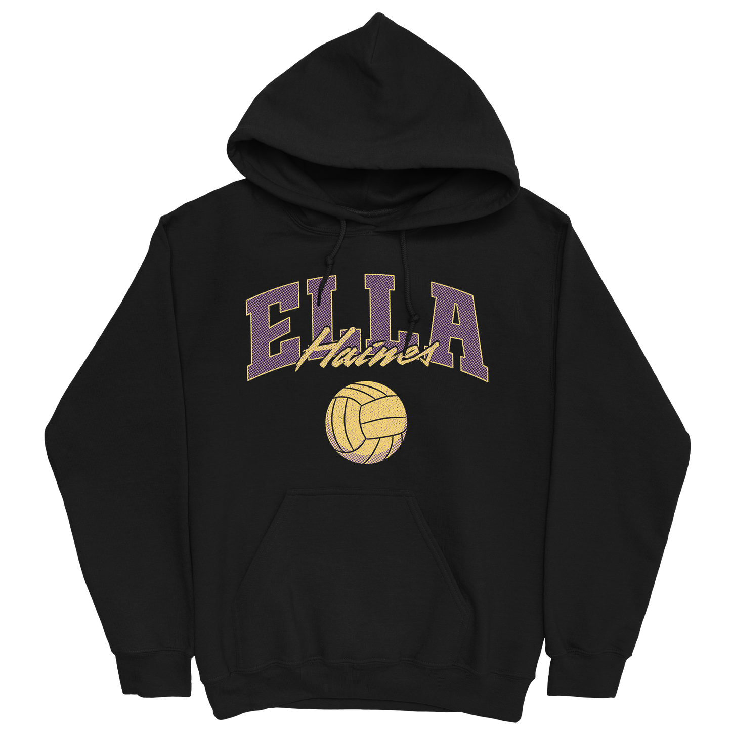 ELLA HAINES VOLLEYBALL BLACK HOODIE
