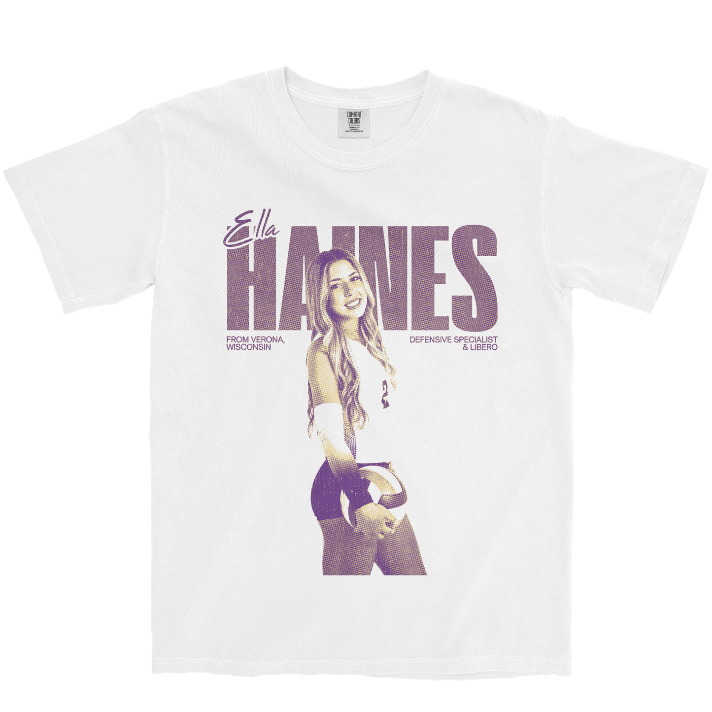 ELLA HAINES VINTAGE WHITE TEE