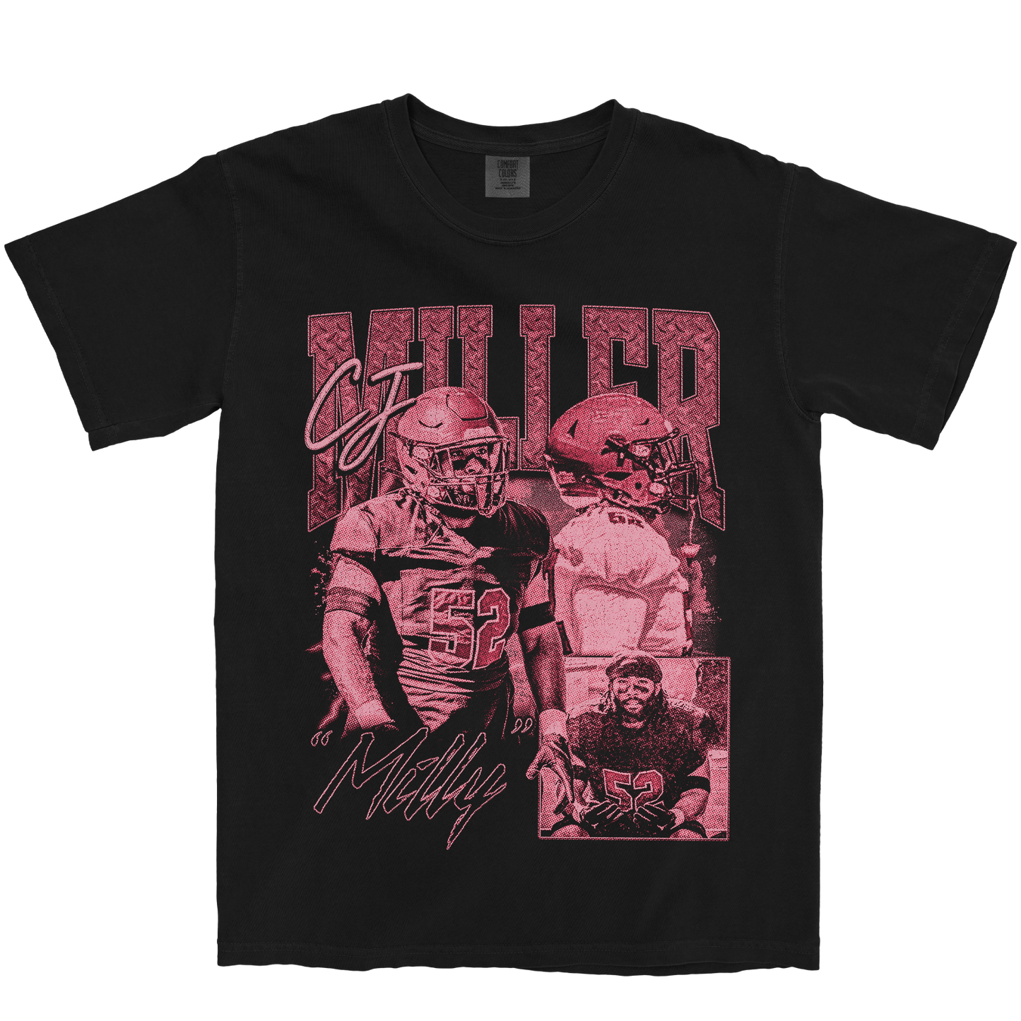 CJ MILLER GRAPHIC BLACK TEE