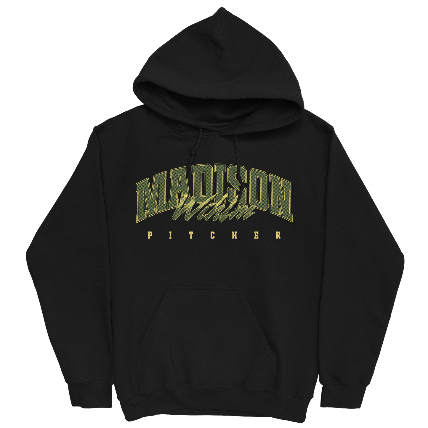 MADISON WIHLM CLASSIC BLACK HOODIE